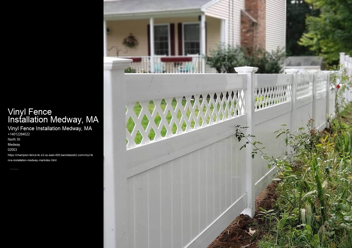 Vinyl Fence Installation Medway, MA